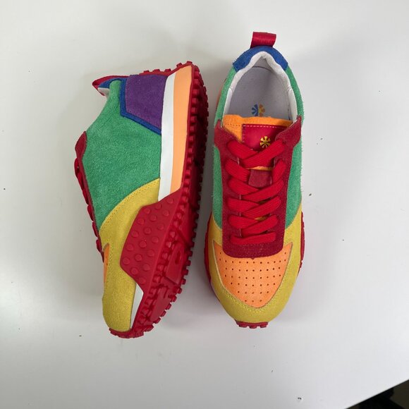 Freshy Women's Multicolor Smoove Rainbow Trainers Athletic Sneaker US Size 7 - Picture 1 of 10